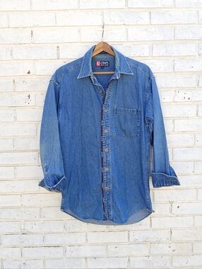 Vintage Chaps Ralph Lauren Denim Button Down Shirt